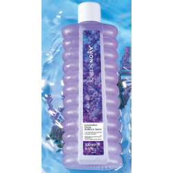 Lavender and musk scented bath foam